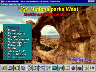 Archive Achim Kern - Multimedia Travel Guide - USA Nationalparks CD-ROM