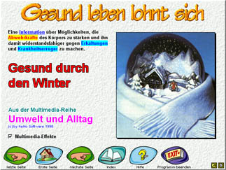 Archive Achim Kern - Multimedia Broschüre - Gesund durch den Winter